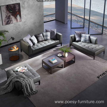 living room 7 seater couch genuine leather sofas